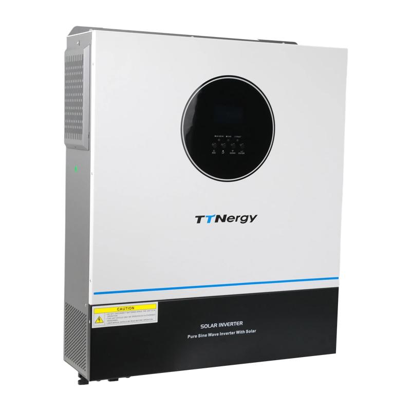 混合太阳能逆变器系统2KW，3.6kw 6.2kw 11KW离网太阳能系统12V 24V 48v交流MPPT控制器单相输出WiFi