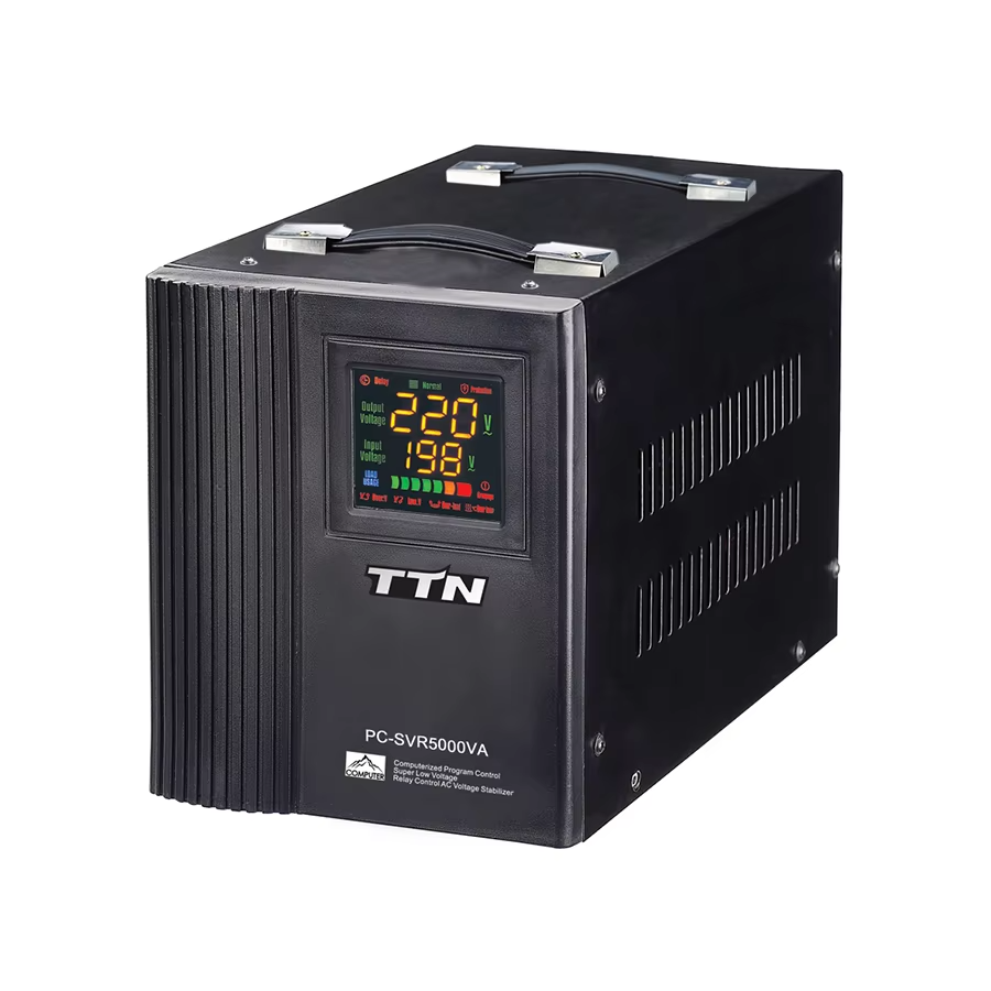 交流自动电压调节器稳定器数字单相220V 6KW 10KW继电器自动电压调节器